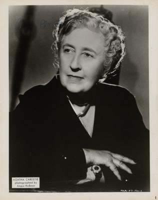 Lot #1497 Agatha Christie Signed Photograph