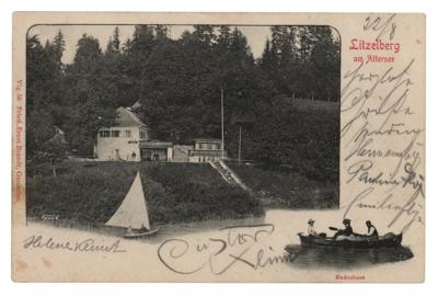 Lot #1299 Gustav Klimt Signed Photograph