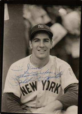 Lot #1990 Phil Rizzuto Signed Photograph - Image 1