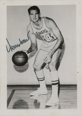 Lot #2007 Jerry West Signed Photograph - Image 1