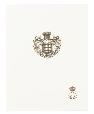 Lot #1201 Princess Grace of Monaco Signed Philatelic Card - Image 2