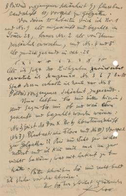 Lot #1297 Paul Klee Autograph Letter Signed - Image 3