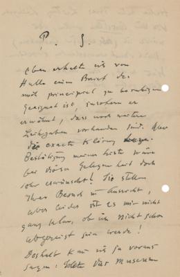 Lot #1297 Paul Klee Autograph Letter Signed - Image 4