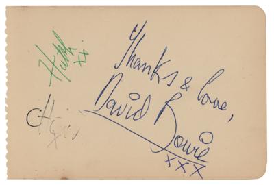 Lot #1632 David Bowie Signature