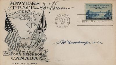 Lot #1073 Harry S. Truman Signed FDC