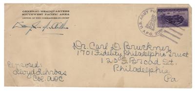 Lot #1250 Douglas MacArthur Signed Envelope