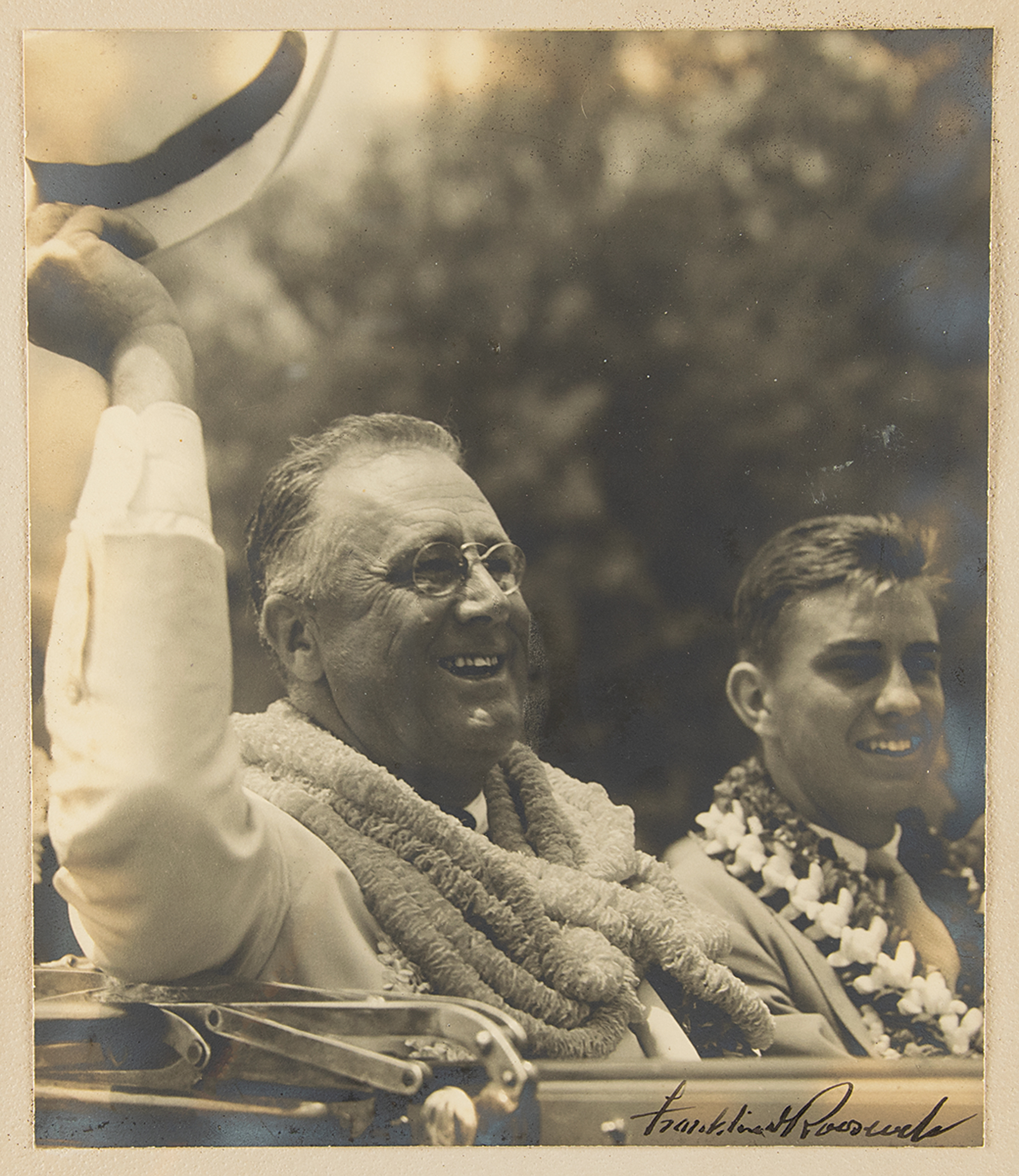 Lot #1012 Franklin D. Roosevelt Signed Photograph