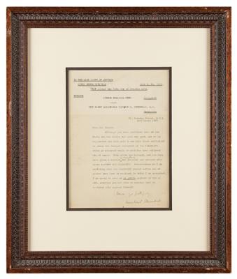 Lot #1104 Winston Churchill Typed Letter Signed - Image 2