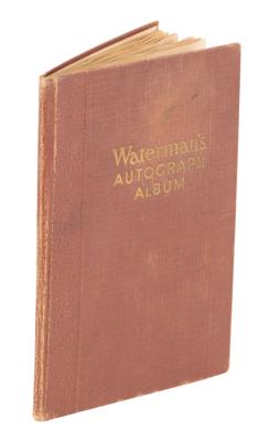 Lot #1807 Babe Ruth, Calvin Coolidge, Ignacy Jan Paderewski, and Other Notables Signed Waterman's Album