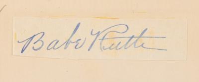 Lot #1807 Babe Ruth, Calvin Coolidge, Ignacy Jan Paderewski, and Other Notables Signed Waterman's Album - Image 3