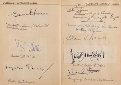 Lot #1807 Babe Ruth, Calvin Coolidge, Ignacy Jan Paderewski, and Other Notables Signed Waterman's Album - Image 6