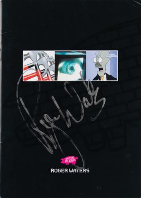 Lot #1644 Pink Floyd: Roger Waters Signed Tour Book