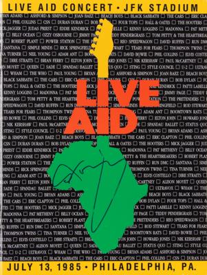 Lot #1647 Sting Signed Live Aid Program
