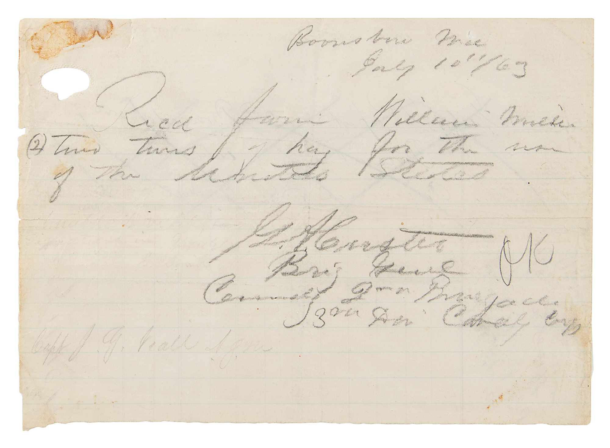 George A. Custer Autograph Document Signed | RR Auction