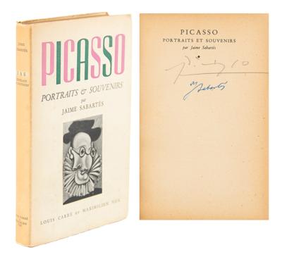 Lot #1300 Pablo Picasso Signed Book