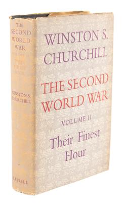 Lot #1105 Winston Churchill Signed Book - Image 3