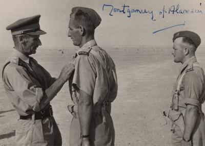 Lot #1253 Montgomery of Alamein Signed Photograph