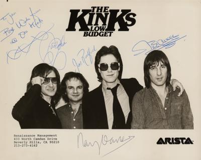 Lot #1638 The Kinks Signed Photograph