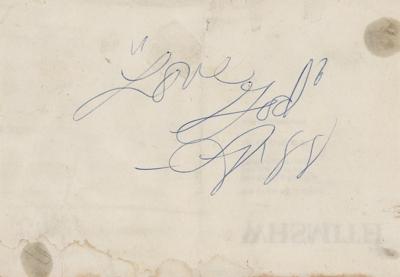 Lot #1597 Prince Signature (1988)