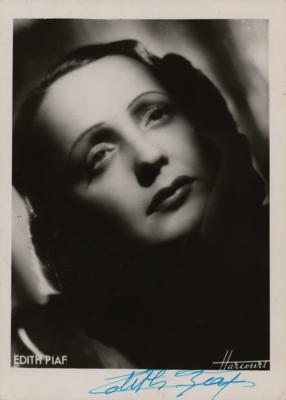 Lot #1619 Edith Piaf Signed Photograph