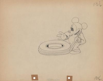 Lot #1423 Mickey Mouse production drawing from Mickey's Service Station - Image 1