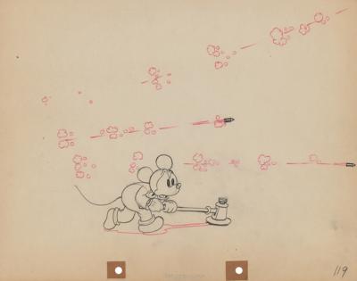 Lot #1424 Mickey Mouse production drawing from Mickey's Service Station - Image 1