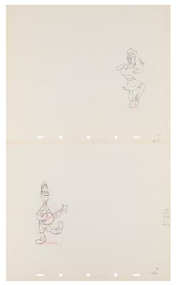 Lot #1434 Martha Raye and Joe E. Brown production drawings from Mother Goose Goes Hollywood - Image 1