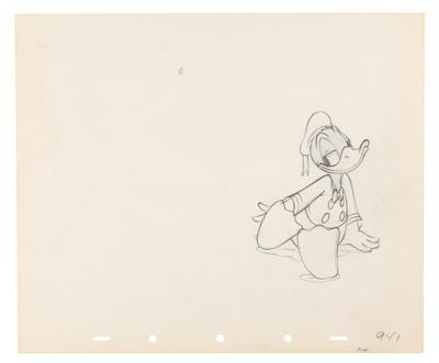 Lot #1437 Donald Duck production drawing from The Autograph Hound - Image 1