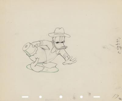 Lot #1450 Donald Duck production drawing from Honey Harvester - Image 1