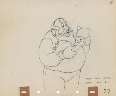 Lot #1440 Stromboli production drawing from Pinocchio - Image 1