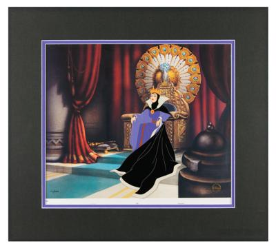 Lot #1386 'The Evil Queen' hand-painted limited edition cel from Snow White - Image 2