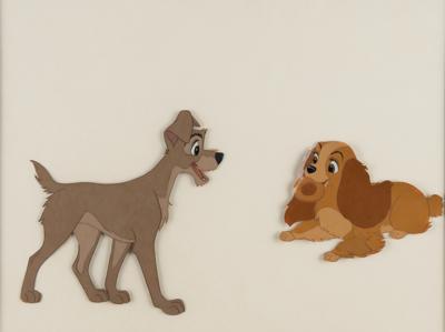 Lot #1373 Lady and Tramp production cels from Lady and the Tramp