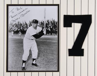 Lot #1973 Mickey Mantle Signed Photograph