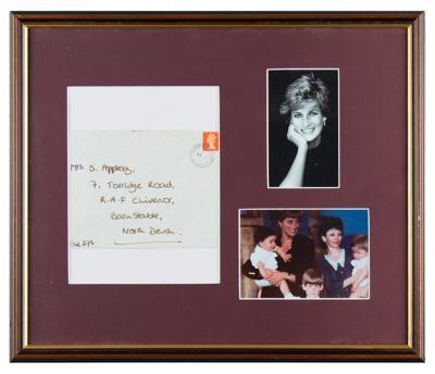 Lot #1197 Princess Diana Hand-Addressed Mailing Envelope