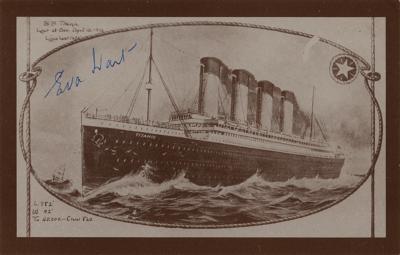 Lot #1225 Titanic: Millvina Dean, Eva Hart, and Eleanor Shuman (3) Signed Items - Image 3