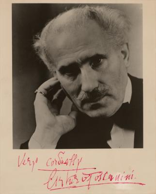 Lot #1611 Arturo Toscanini Signed Photograph
