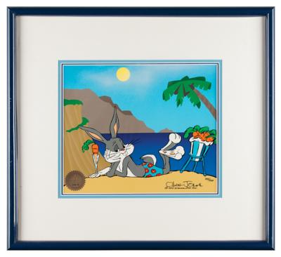 Lot #1474 Chuck Jones Signed Limited Edition Cel: 'Sand Tropez Bunny' - Image 2