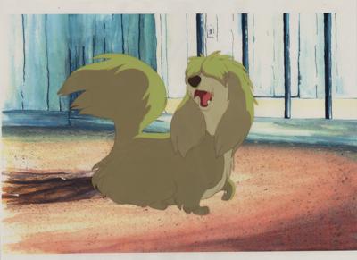 Lot #1453 Peg production cel from Lady and the Tramp