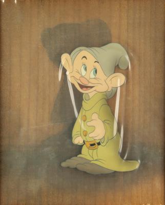 Lot #1335 Dopey production cel from Snow White and the Seven Dwarfs