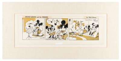 Lot #1375 Mickey Mouse and His Friends Comic Strip by Floyd Gottfredson - Image 2