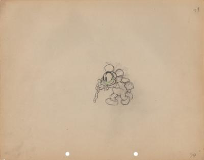 Lot #1326 Mickey and Minnie Mouse production drawings from Mickey's Mellerdrammer