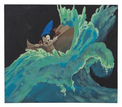 Lot #1345 Mickey Mouse concept painting from Fantasia