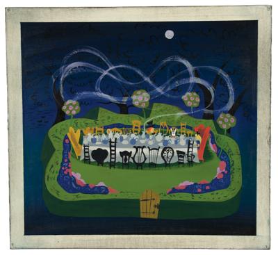 Lot #1391 Mary Blair concept painting of Alice,