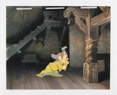 Lot #1334 Dopey production cel from Snow White and the Seven Dwarfs - Image 2