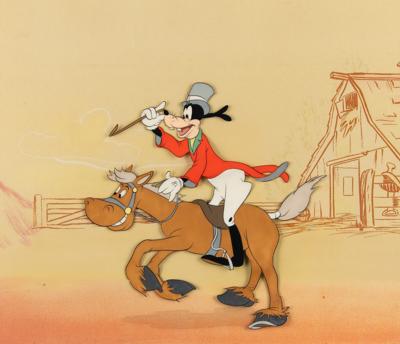 Lot #1359 Goofy and Percy production cel from How to Ride a Horse