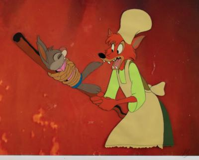 Lot #1361 Br'er Fox and Br'er Rabbit production cel from Song of the South - Image 1