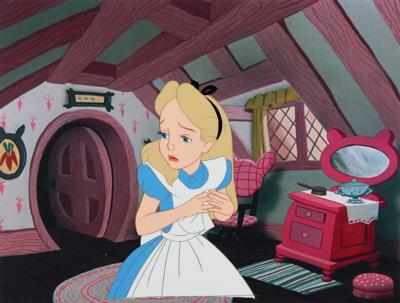 Lot #1368 Alice production cel from Alice in Wonderland - Image 1