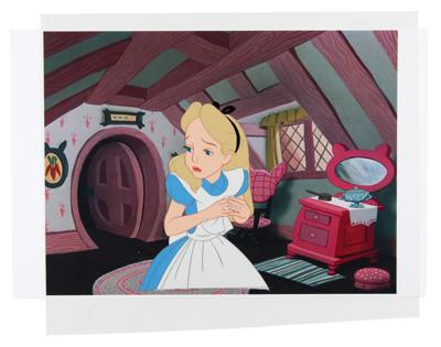 Lot #1368 Alice production cel from Alice in Wonderland - Image 2