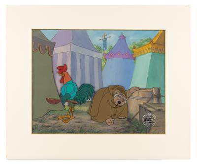 Lot #1380 Friar Tuck and Alan-a-Dale production key master background set-up from Robin Hood - Image 2
