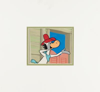Lot #1486 Quick Draw McGraw production cel and production background from The Quick Draw McGraw Show - Image 2
